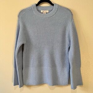 LARK + GREY-NWT Light Blue Knit Crewneck Sweater Size S